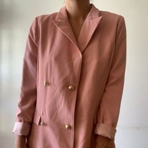 MACCS THE LABEL - CHER BLAZER DRESS - BLUSH Size M